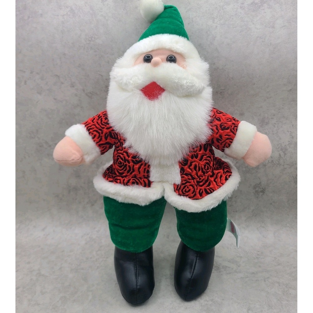 Sugar Loaf Santa Claus Red Coat Green Pants Boots 14" Jolly St Nick